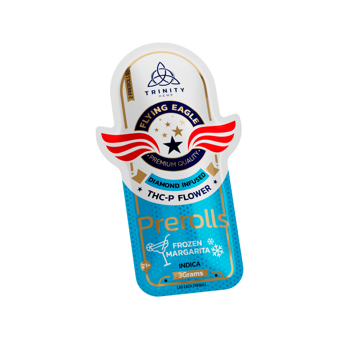 Trinity Flying Eagle Diamond Infused Flower Pre-Rolls THC-P 1.5gm per roll