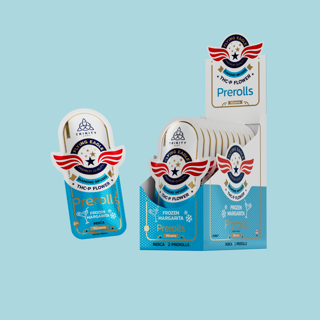 Trinity Flying Eagle Diamond Infused Flower Pre-Rolls THC-P 1.5gm per roll