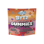 Packaging of Cloud 9 Bytz infused gummies with colorful design