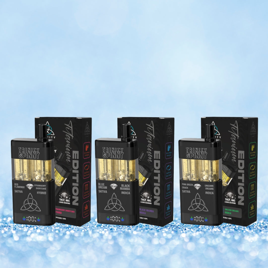 Trinity 6gm Spinny Titanium Edition THCP, HHC Liquid Diamond