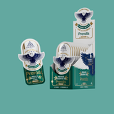 Display of Flying Eagle prerolls packaging on a teal background