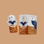 Trinity Flying Eagles prerolls packaging on a beige background