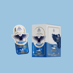 Trinity Flying Eagles prerolls packaging on a light blue background