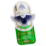 Trinity Hemp Flying Eagle THC-A Flower Prerolls packaging with an eagle design 