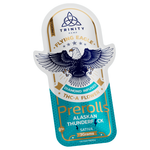 Trinity Hemp Flying Eagle THC-A Flower Prerolls packaging with eagle illustration on a white background