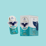Trinity Flying Eagles prerolls packaging on a light blue background