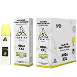 Trinity Hemp vape device and packaging on a white background
